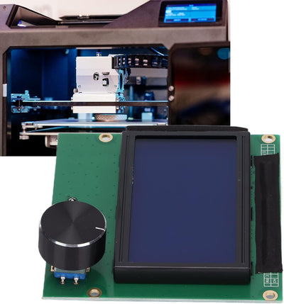 Cuifati 3D-Druckerbildschirm Smart Parts LCD-Display Motherboard Blue Screen-Modul für CR‑10/CR‑10S/