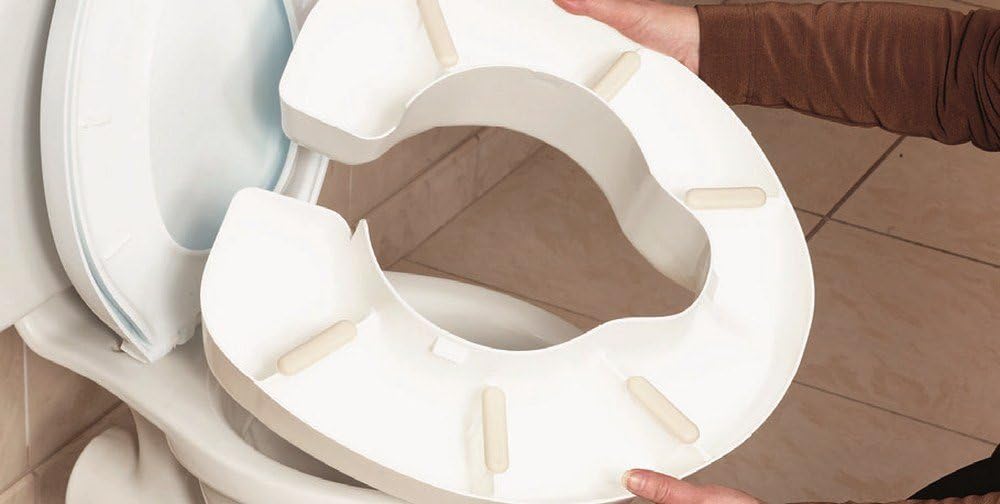 Novelle Erhöhter Toilettensitz (transportierbar, zum Aufstecken)