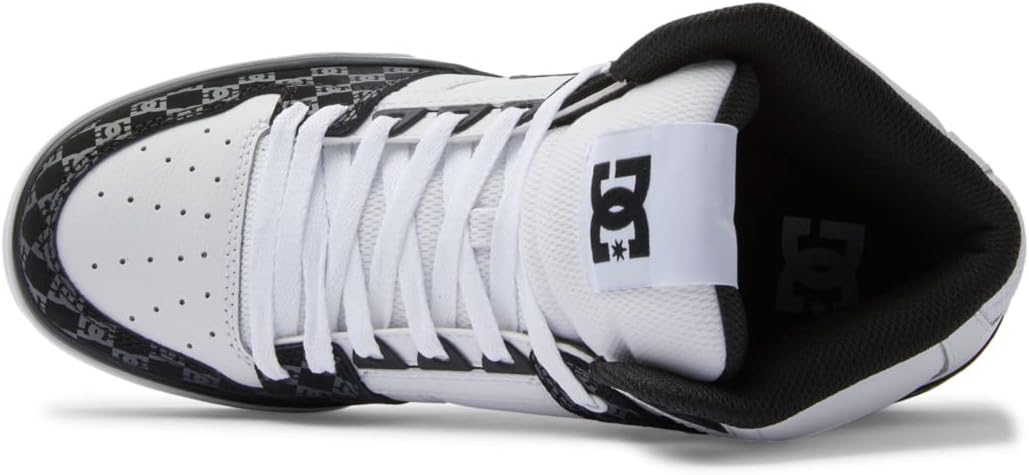DC Shoes Herren Pure High-top WcSneaker 43 EU Black White Monogram, 43 EU Black White Monogram