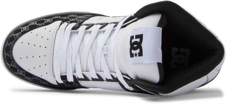 DC Shoes Herren Pure High-top WcSneaker 43 EU Black White Monogram, 43 EU Black White Monogram