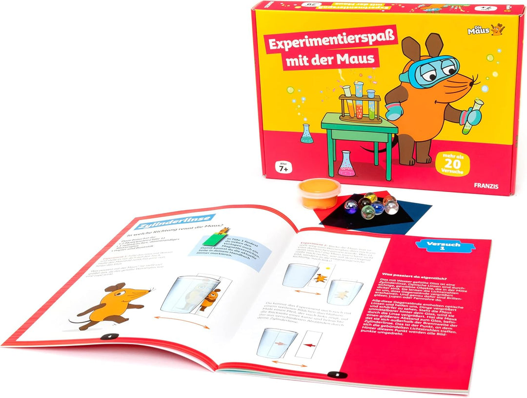 FRANZIS 67199 - Experimentierspass mit der Maus - Experimentierkasten mit 23 spannenden wissenschaft