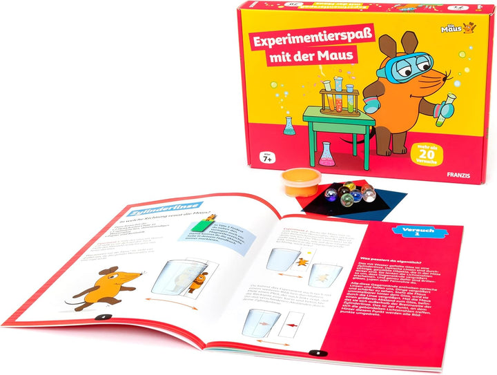 FRANZIS 67199 - Experimentierspass mit der Maus - Experimentierkasten mit 23 spannenden wissenschaft