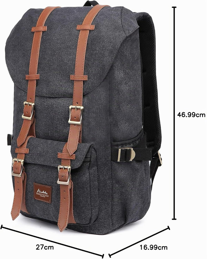 KAUKKO Unisex Ep5 Rucksack 45 x 27 x 17cm (HxBxT) (Cschwarz), 45 x 27 x 17cm (HxBxT) (Cschwarz)