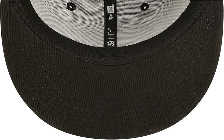 New Era 59Fifty Round Logo Steelers Cap Basecap Baseballcap Flat Brim Fitted Herren - mit Schirm Win