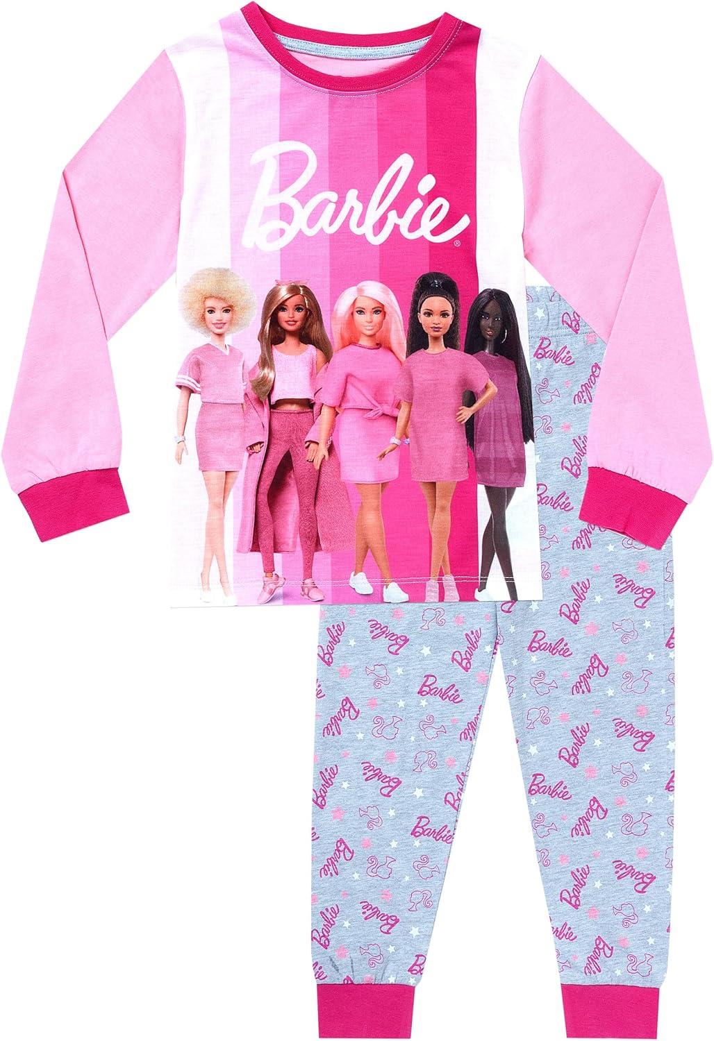 Barbie Morgenmantel und Schlafanzug 128 Rosa, 128 Rosa