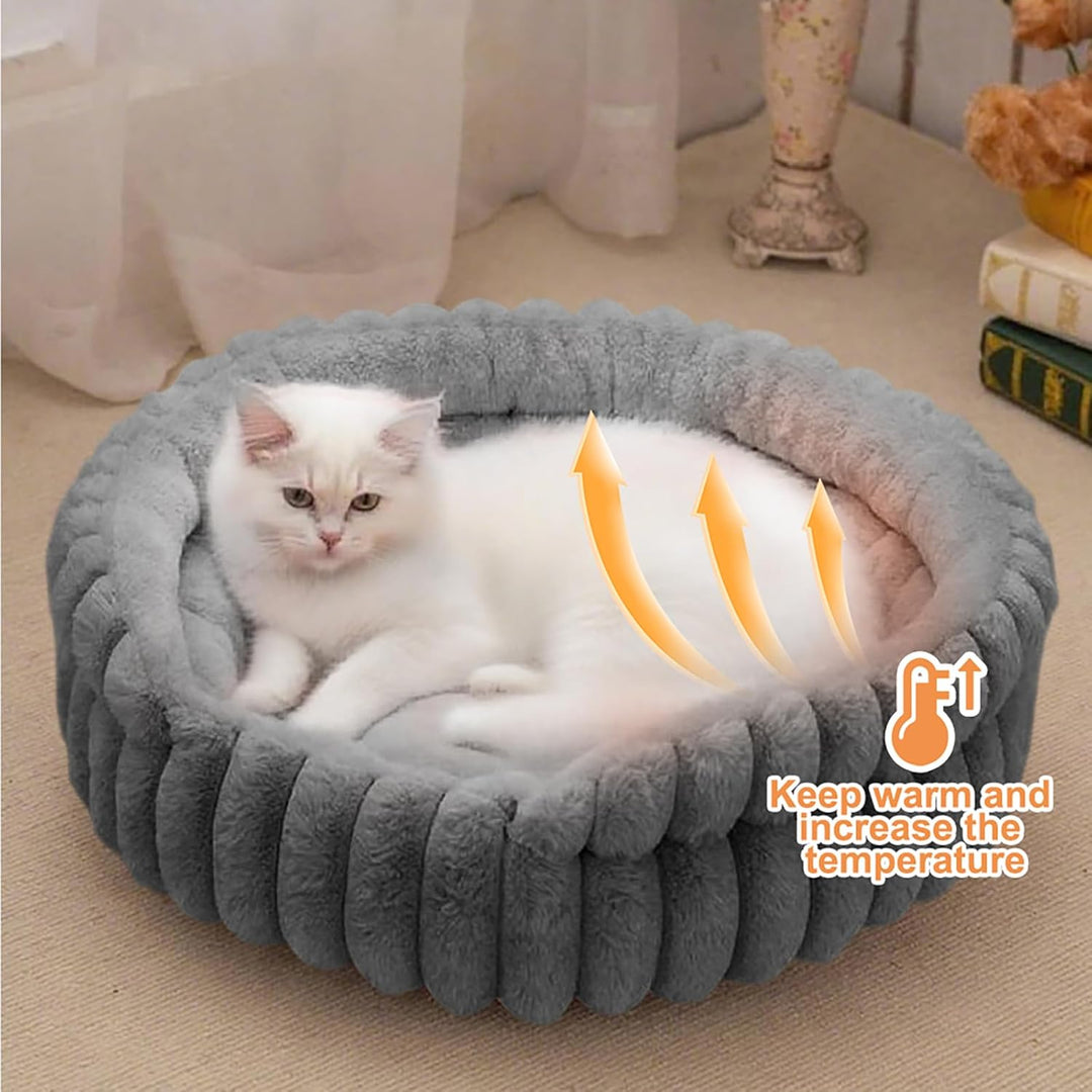 LUPATDY Hundebett, Katzenbetten für Katzen, Weiche Polsterung, Hundebett für kleine und mittelgrosse