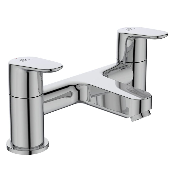 Ideal Standard BC707AA Cerafin O Badewanneneinlauf, Chrome, Dual Control Bath Filler, Dual Control B
