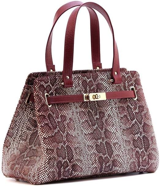 Julké Damen Handtasche ´Snakeskin Patterned´ aus Qualitäts-Ziegenleder