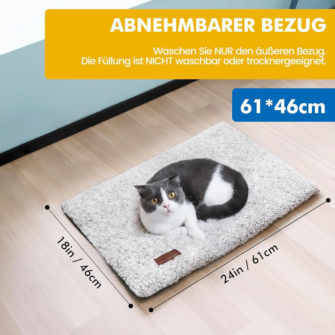 Mora Pets Selbstheizende Katzendecke für Katze Selbstwärmend Decke Katze Kissen Heizdecke für Katze