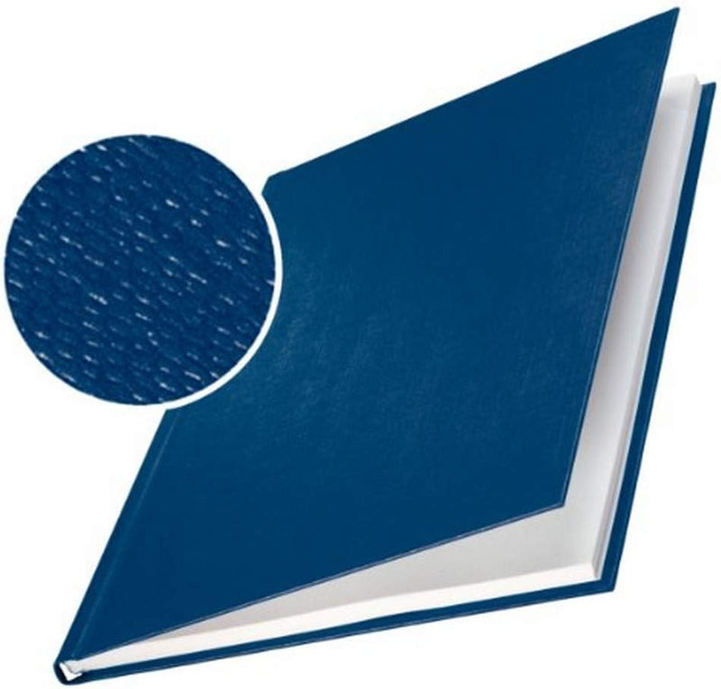 Leitz Buchbindemappe impressBIND Hard Cover 7.0mm blau, Blau