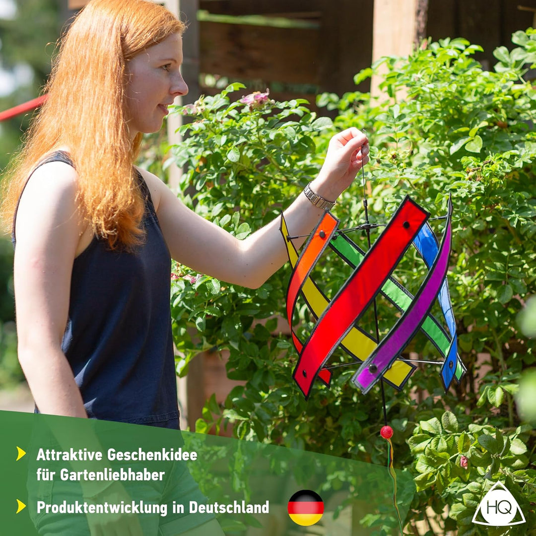 HQ Windspiration 110252 - Dreamcatcher, UV-beständiges und wetterfestes Windspiel - Länge: 75 cm, Ø: