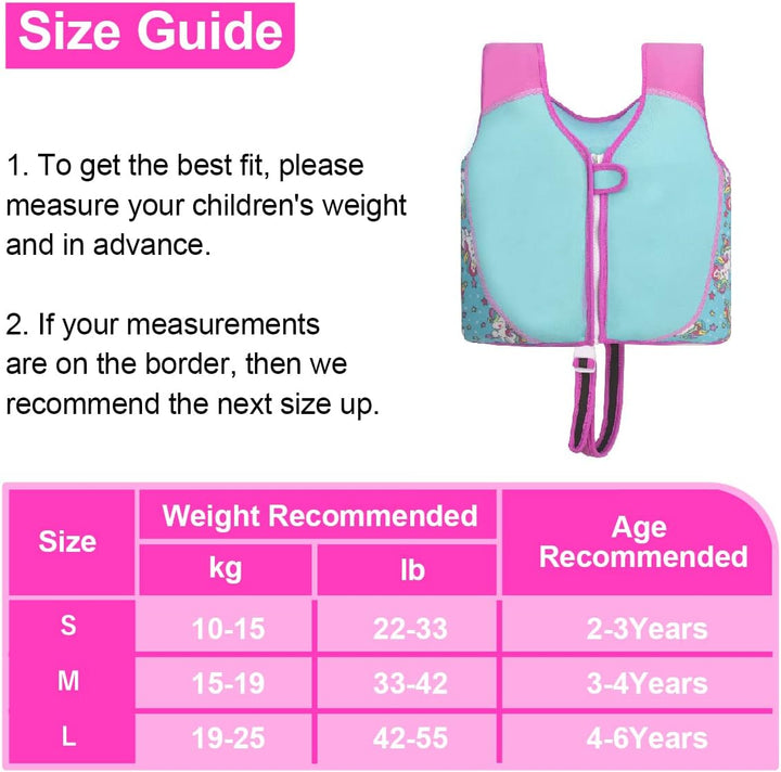 Kinder Schwimmjacke, Kleinkind Neopren Schwimmen Weste Schwimmtraining Hilfe Schwimmende Badeanzug m