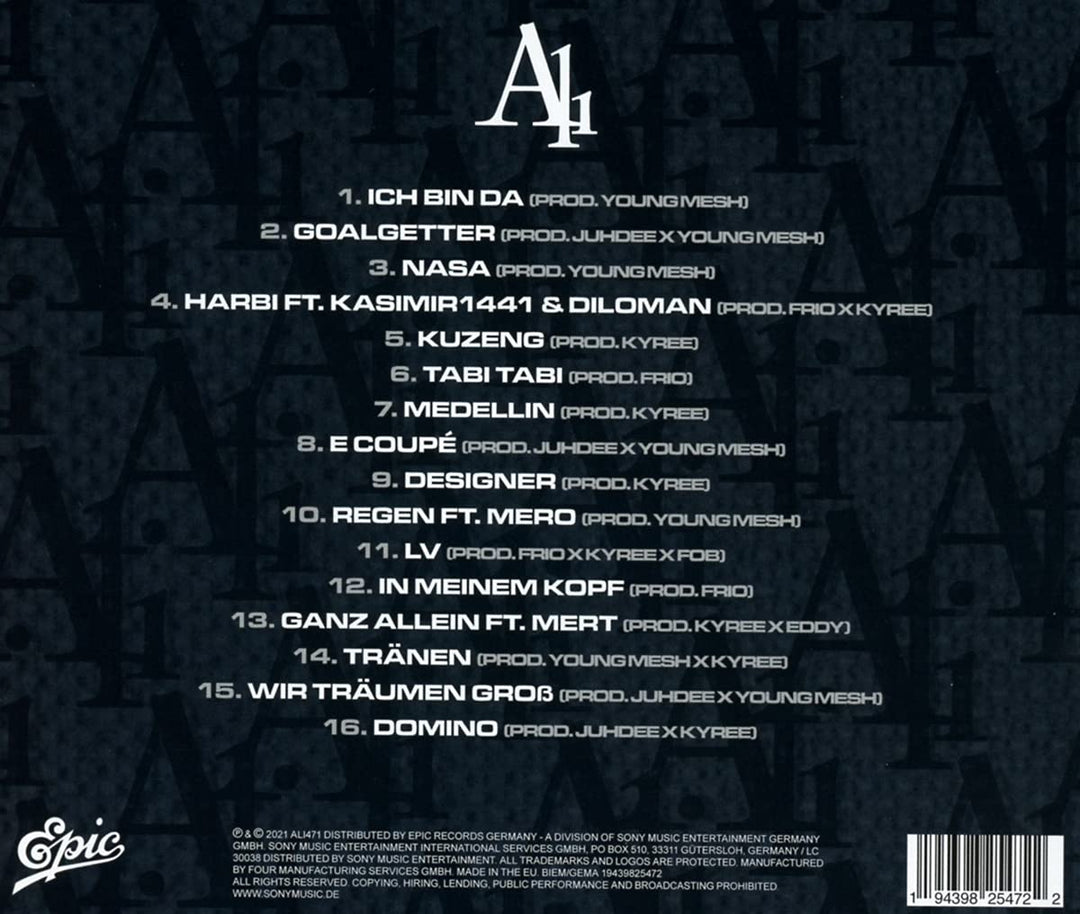 Ali, Audio-CD