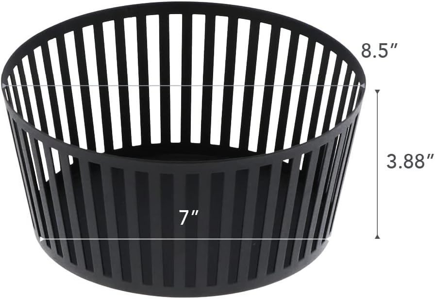 Fruit basket deep - Tower - black Schwarz, Schwarz