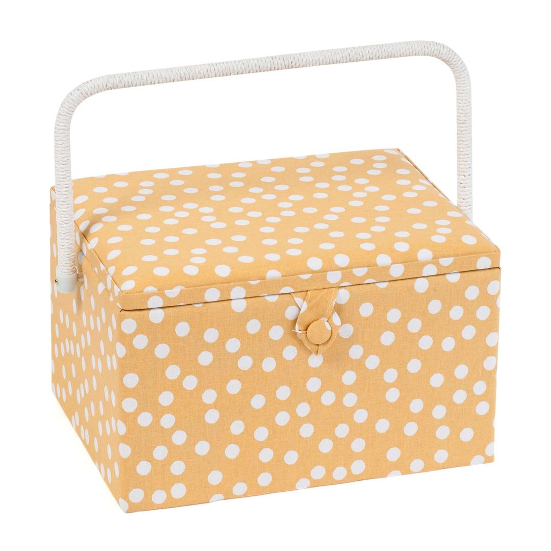 Hobby Gift Exclusive, grosse Nähbox, Bastel-Aufbewahrungsbox, Zubehörablage, Nadelkissen, PVC-Griff