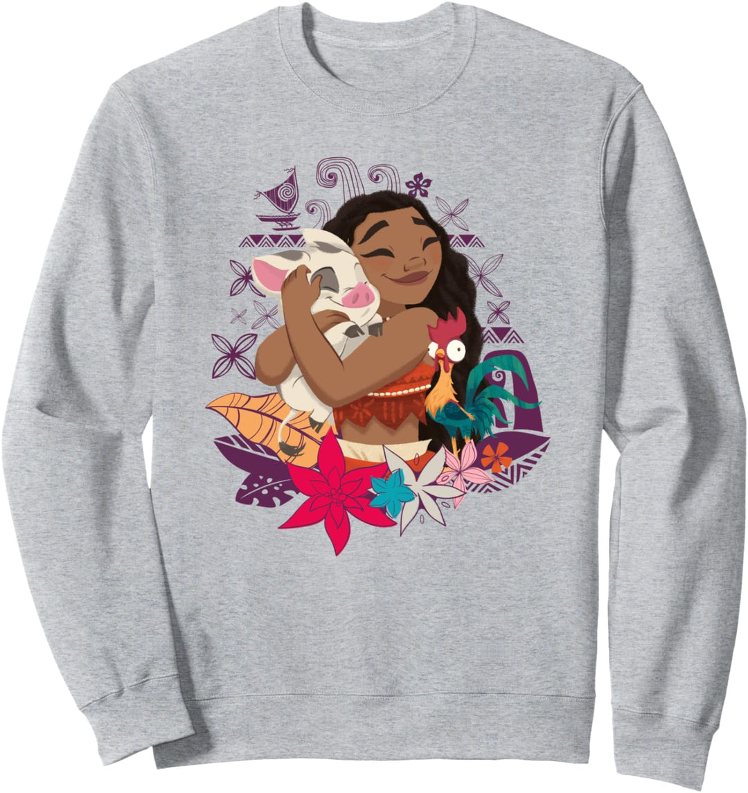 Vaiana Pua Hei Hei Love Sweatshirt