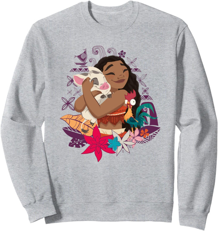 Vaiana Pua Hei Hei Love Sweatshirt