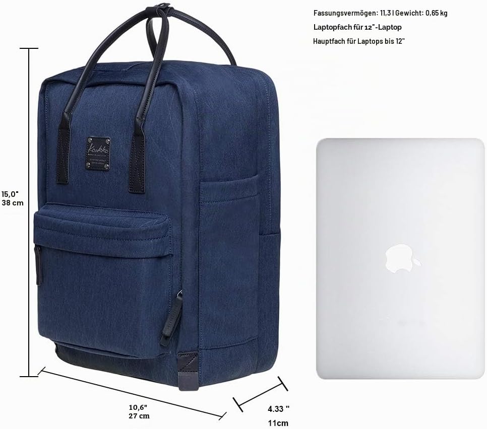 KAUKKO Kf Rucksack für Herren Einheitsgrösse Blau Jnl-k1007-6-12, Einheitsgrösse Blau Jnl-k1007-6-12