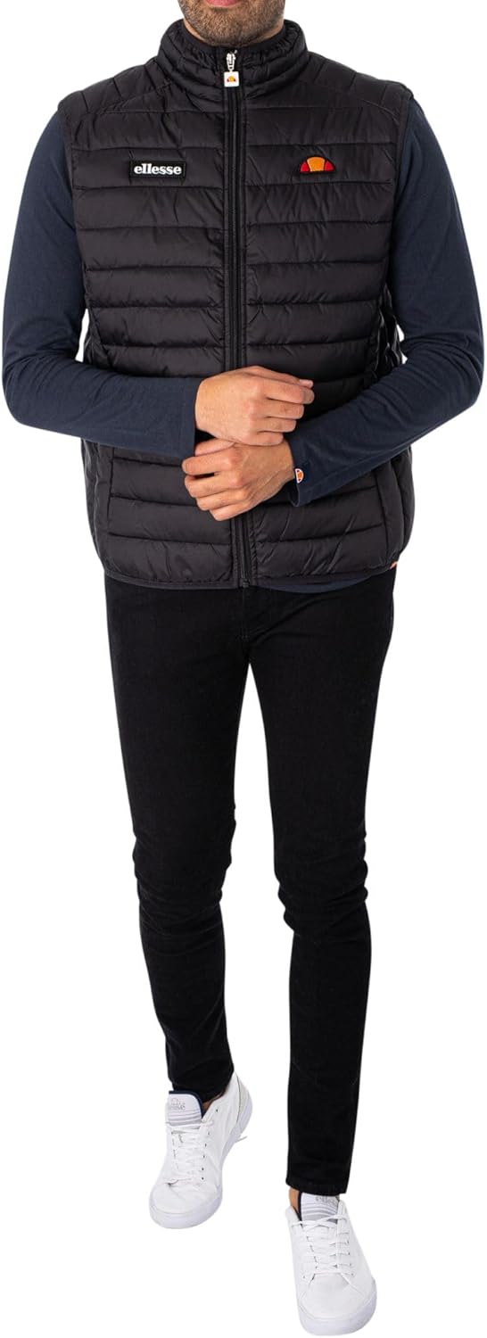 ellesse Bardy Herrenweste, XS Schwarz