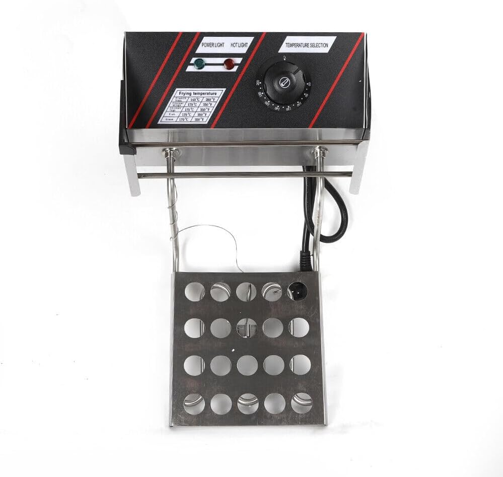 Elektrische Fritteuse, 5,5 l, Thermostat, Edelstahl, Deep Fry, elektrische Fritteuse, mit Korb