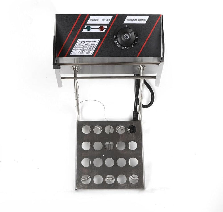 Elektrische Fritteuse, 5,5 l, Thermostat, Edelstahl, Deep Fry, elektrische Fritteuse, mit Korb
