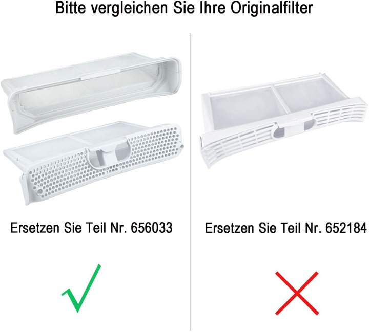 00656033 Flusensieb Filter Kompatibel mit Bosch EcoAvantixx 7 | EcoLogixx 7 S / EcoLogixx 8 / EcoMax