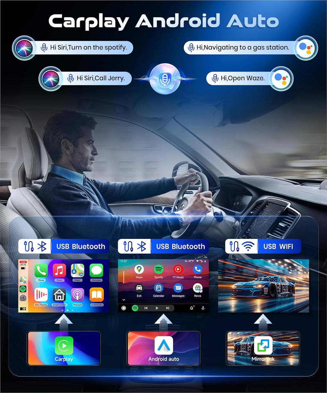 4G 128G VECHTEL 10.1" Bluetooth-Autoradio für VW Golf 7 2012-2020 Carplay Android Auto,Android 15,EQ