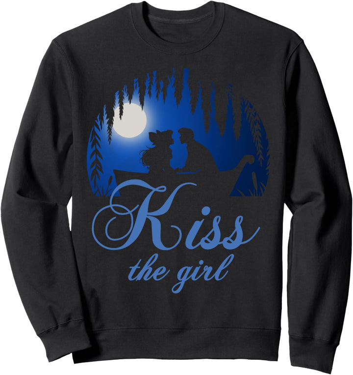 Disney Little Mermaid Ariel Eric Night Poster Kiss The Girl Sweatshirt
