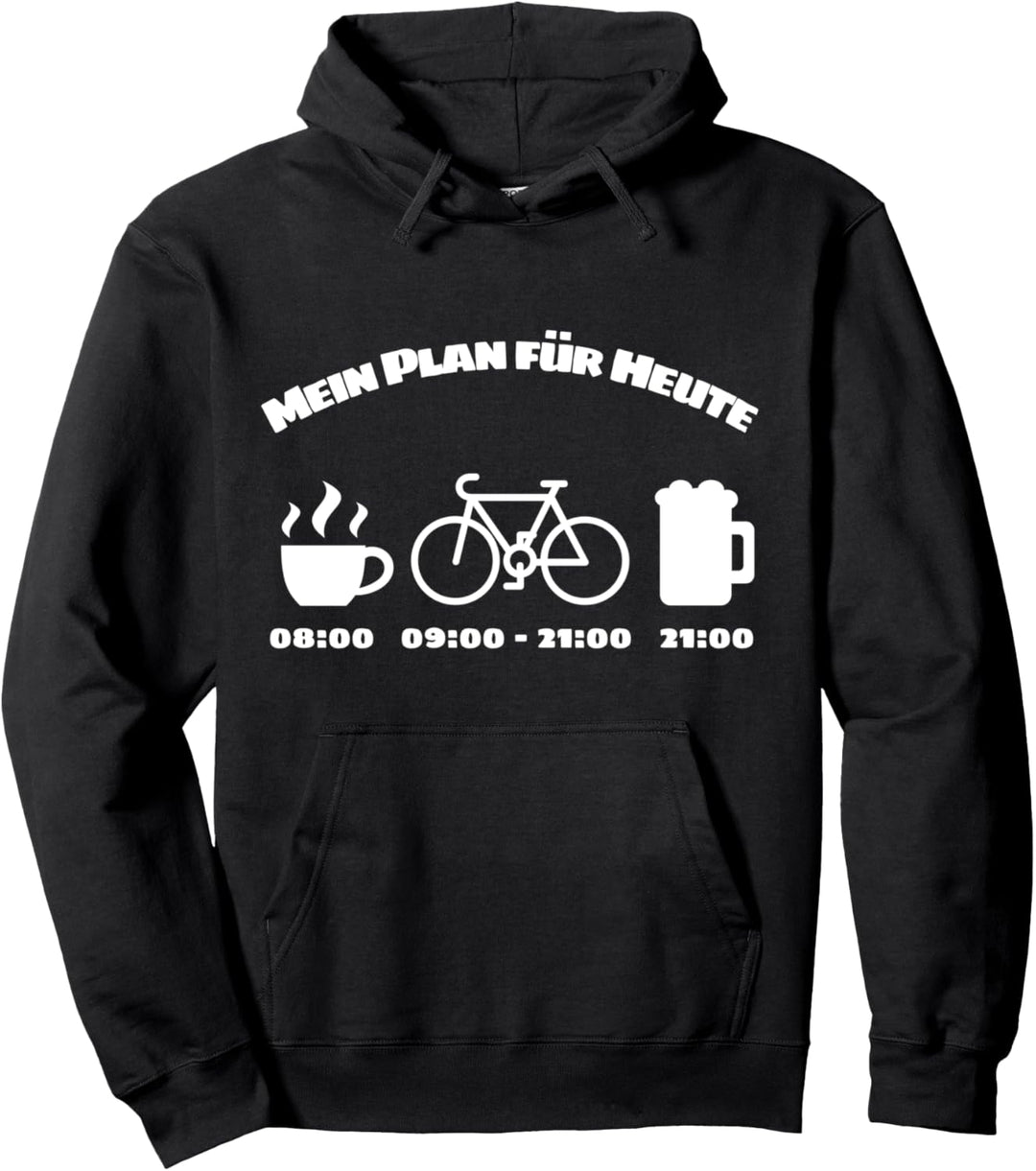 Fahrradfahrer Tagesablauf - Biker Fahrrad Mountainbike Pullover Hoodie