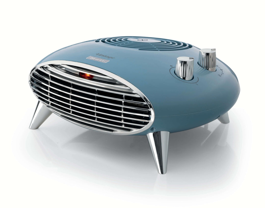 Ariete 8211 Tischheizlüfter, Elektroheizung, 2000 W, Thermostat, leise, Grill und Füsse verchromt, H