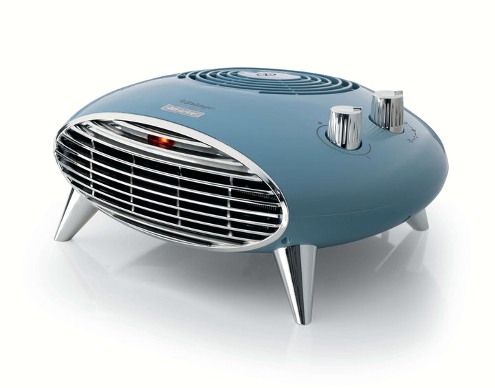 Ariete 8211 Tischheizlüfter, Elektroheizung, 2000 W, Thermostat, leise, Grill und Füsse verchromt, H