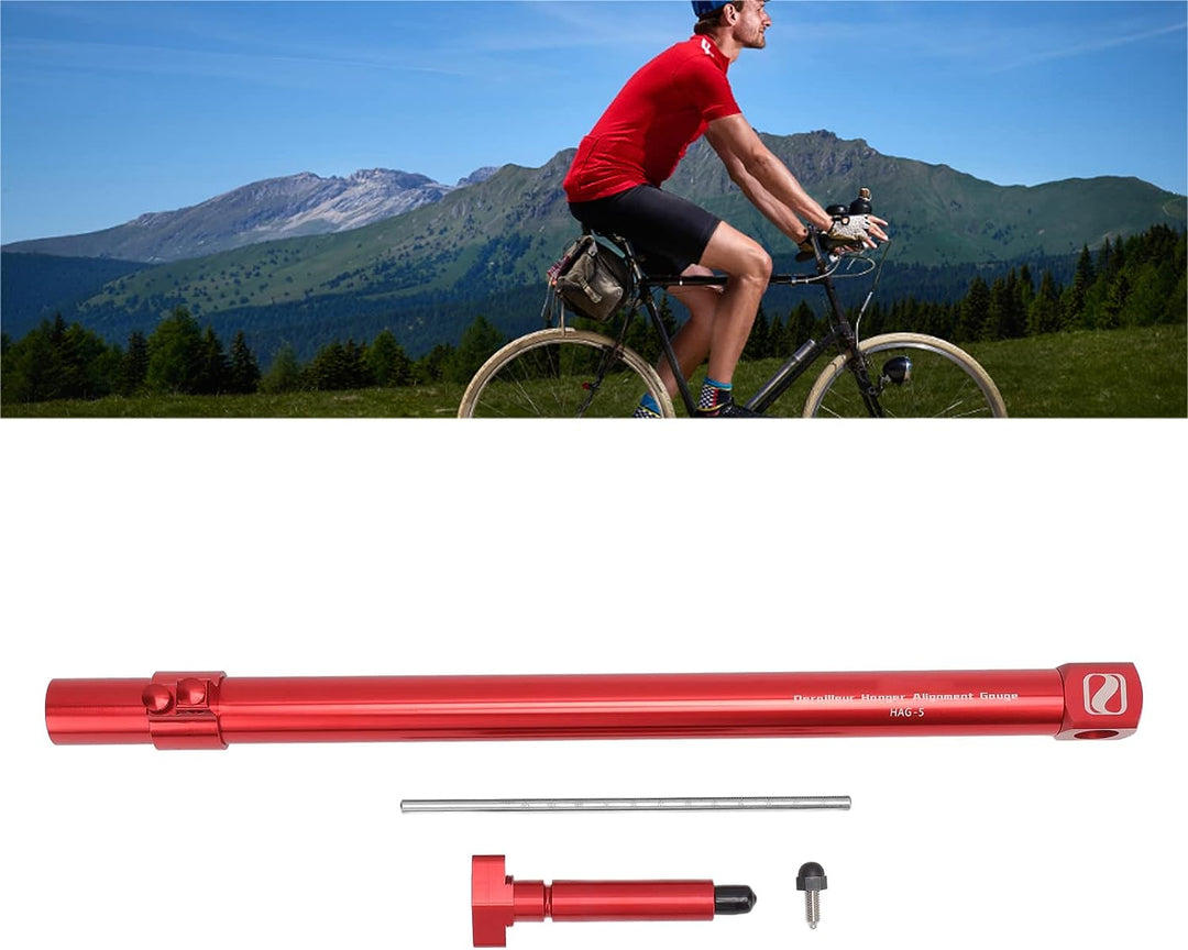 Focket Fahrrad Schaltauge Ausrichtungslehre, Edelstahl Fahrradreparaturwerkzeug, Richtwerkzeug, Ausr