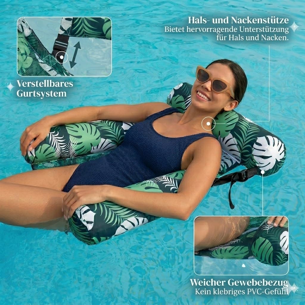 X2 Luftmatratze Pool. Luftmatratze Wasser Aufblasbare. Robuste Schwimmhilfen Für Erwachsene, Ideal F