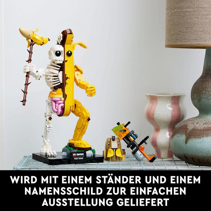 LEGO Fortnite Knochen-Schali - Gamer Modellbau -Bauset für Erwachsene - Schalenschläger Spitzhacke,