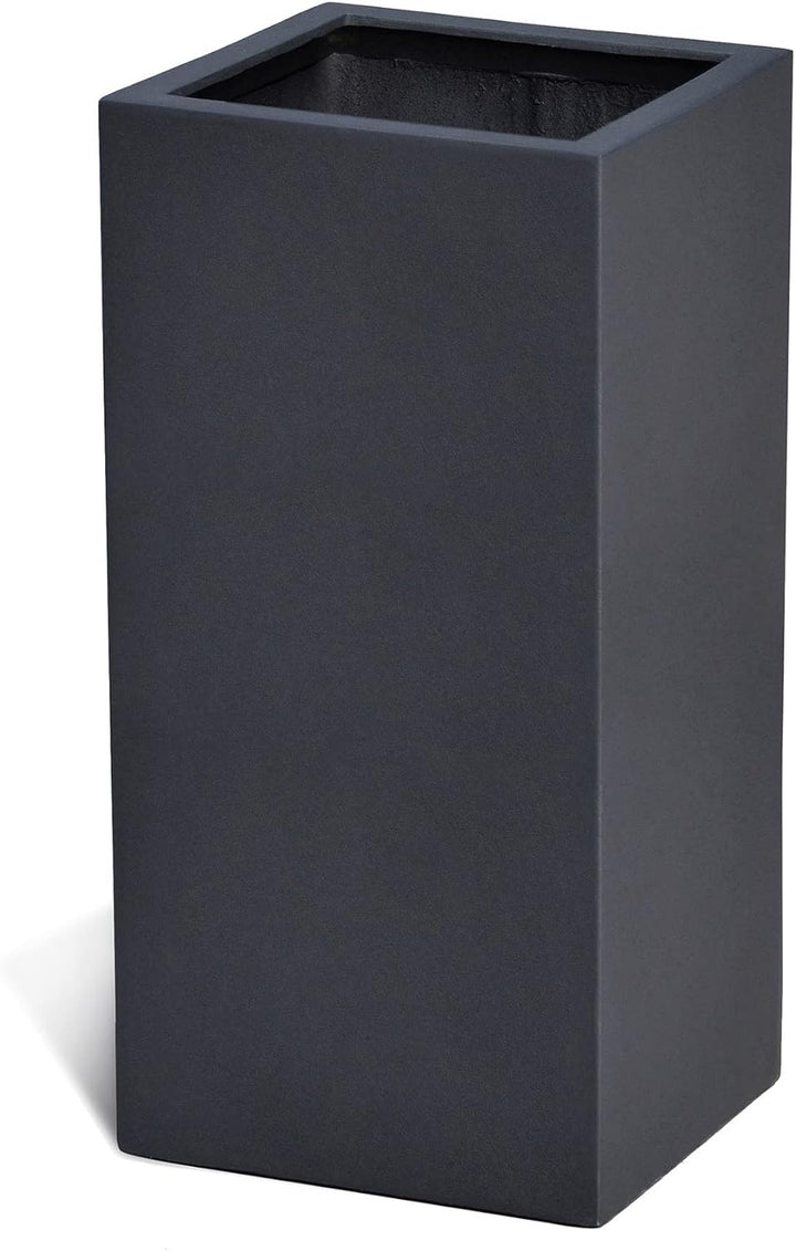 ESCHBACH® Pflanzkübel HIGH Cube 35 Anthrazit Schwarz Quadratisch * 35 x 35 x 70 cm * 10 Jahre Garant