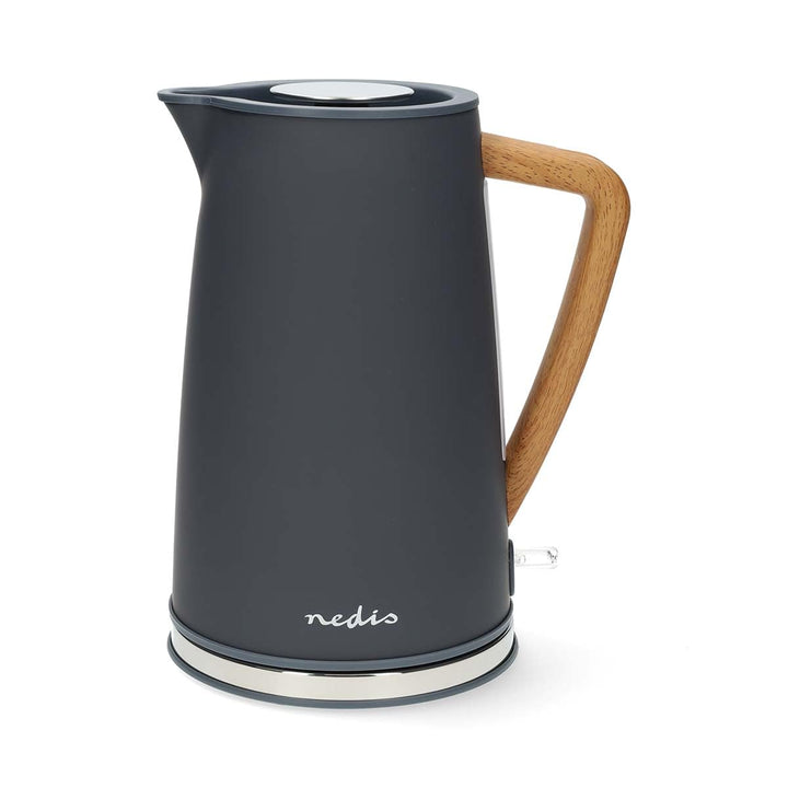 Nedis - Elektrische Wasserkocher - Soft-Touch - Material: Edelstahl - Minimiert Kalkablagerungen - K