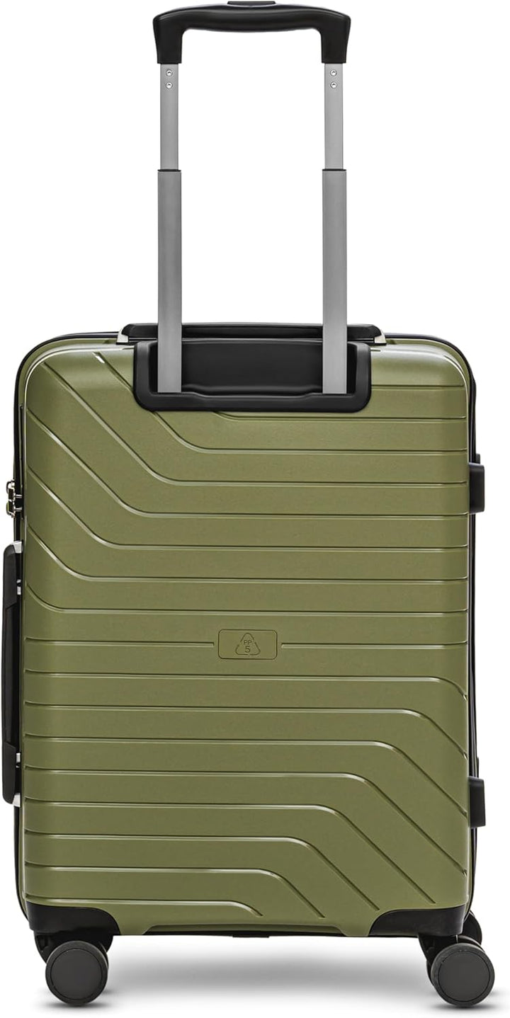 REDOLZ Hartschalen Kabinen-Koffer | Kleiner Trolley 38 x 20 x 55 cm aus hochwertigem, leichtem Polyp