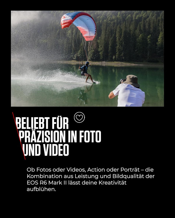 Canon EOS R6 Mark II Body + Objektiv RF 24-105mm f/4-7.1 IS STM