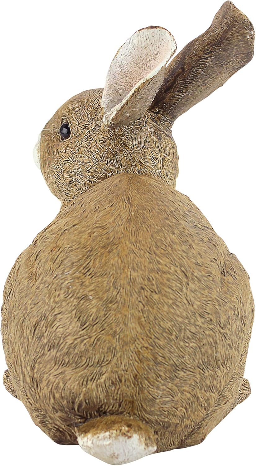 Design Toscano Bashful, der liegende Hase, Liegende Hasenfigur, Bashful