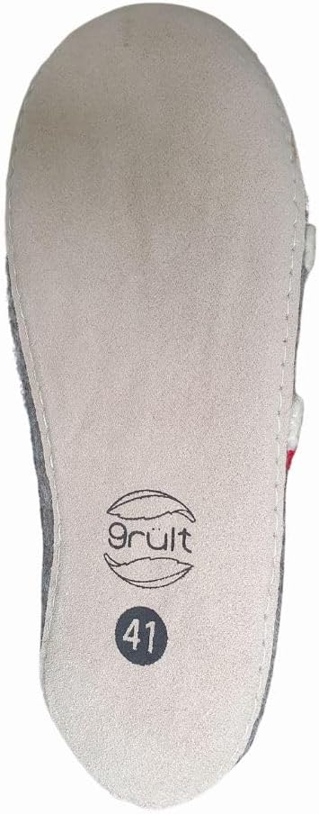 Grült Filzpantoffeln aus Wolle, Hausschuhe für Damen & Herren, Kuschelig & Cozy, Premiumqualität, Ru