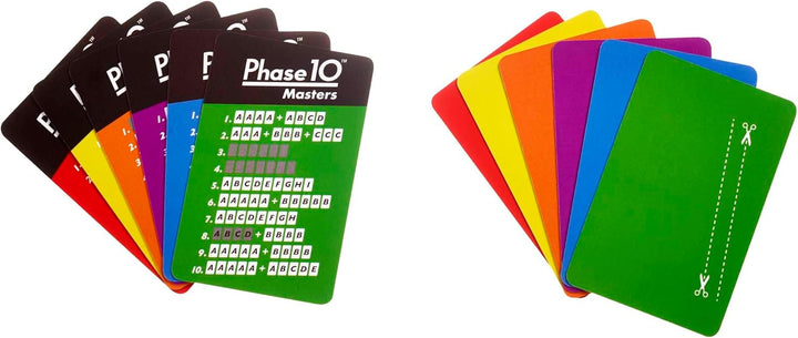 Mattel Games Phase 10 Masters Kartenspiel, Geeignet für 2 - 6 Spieler, Spielzeit ca. 60 - 90 Minuten