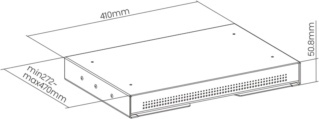 ROLINE Untertisch-Schublade, slim