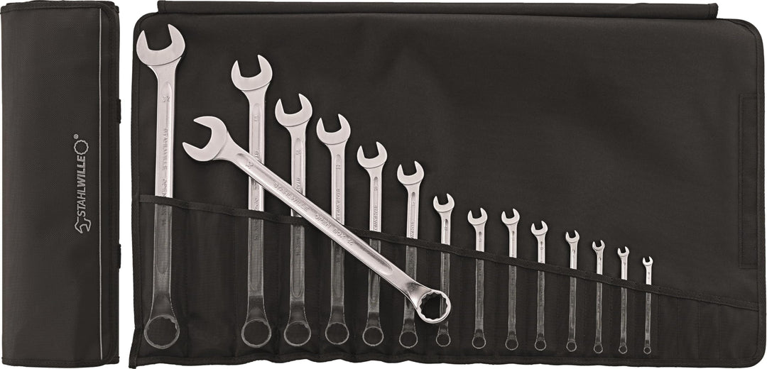 STAHLWILLE 14/15 l Ringmaulschlüssel Set 15-tlg. (6-32 mm)l lange Ausführung, extrem belastbar l sch