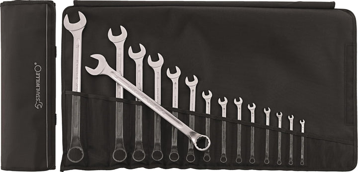 STAHLWILLE 14/15 l Ringmaulschlüssel Set 15-tlg. (6-32 mm)l lange Ausführung, extrem belastbar l sch