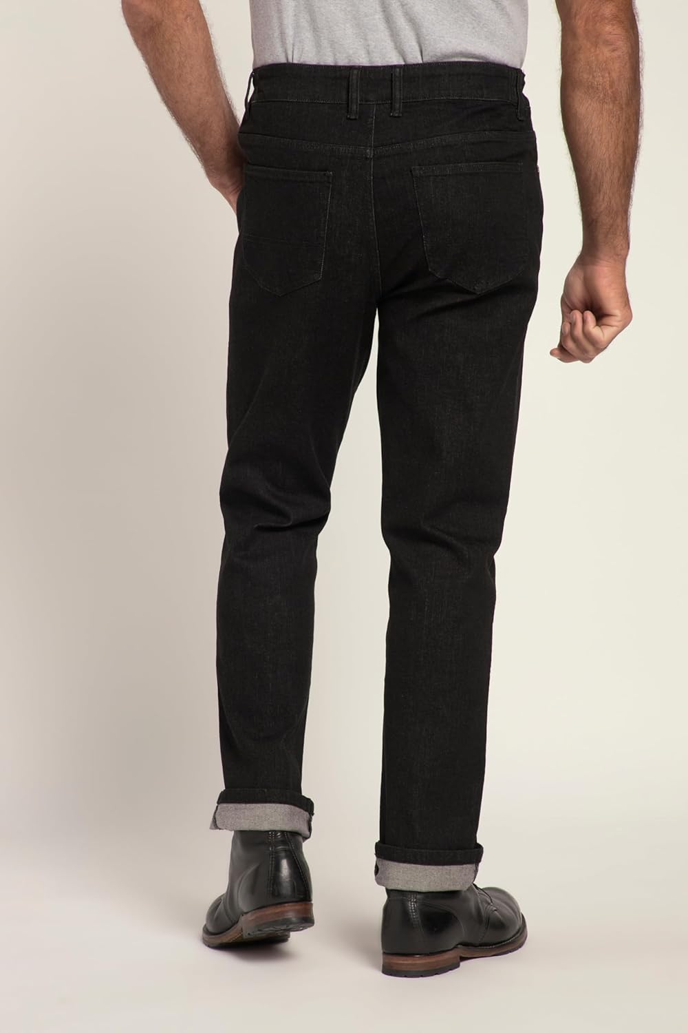 JP 1880 Herren grosse Grössen Übergrössen Menswear L-8XL Traveller-Jeans, Regular Fit, seitlich elas