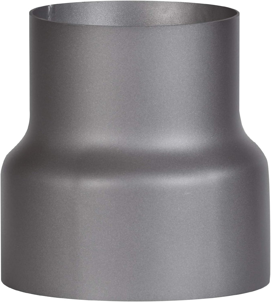FIREFIX RD150/Ü1 Übergangsstück (Reduzierung) für 2 mm Starke Rauchrohre, dunkelgrau lackiert, von 1