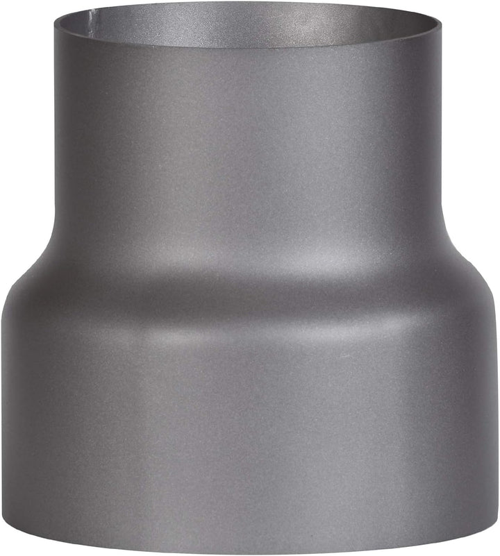 FIREFIX RD150/Ü1 Übergangsstück (Reduzierung) für 2 mm Starke Rauchrohre, dunkelgrau lackiert, von 1