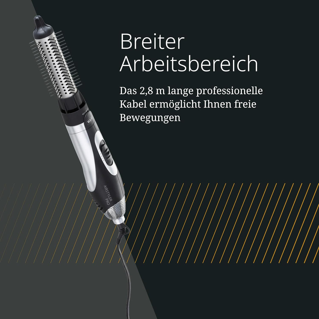 Wahl Airstyler Pro - Professionelles Premium Airstyler-Set - Heissluft-Lockenbürsten-Set
