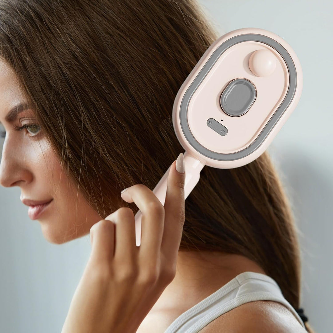 Haarbürste mit Wasser Spray,Vibrationskamm Pinsel Werkzeuge,Mit Rotem Licht Elektrische Air Cushion