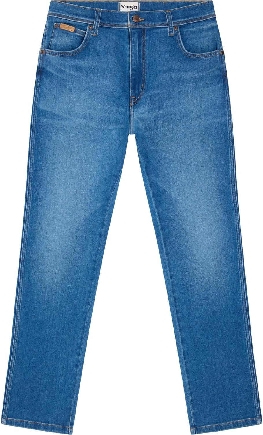 Wrangler Texas Stretch W121XU13M Herren Jeanshosen/Lang, Karotte (Tapered) 32W / 32L Rustic